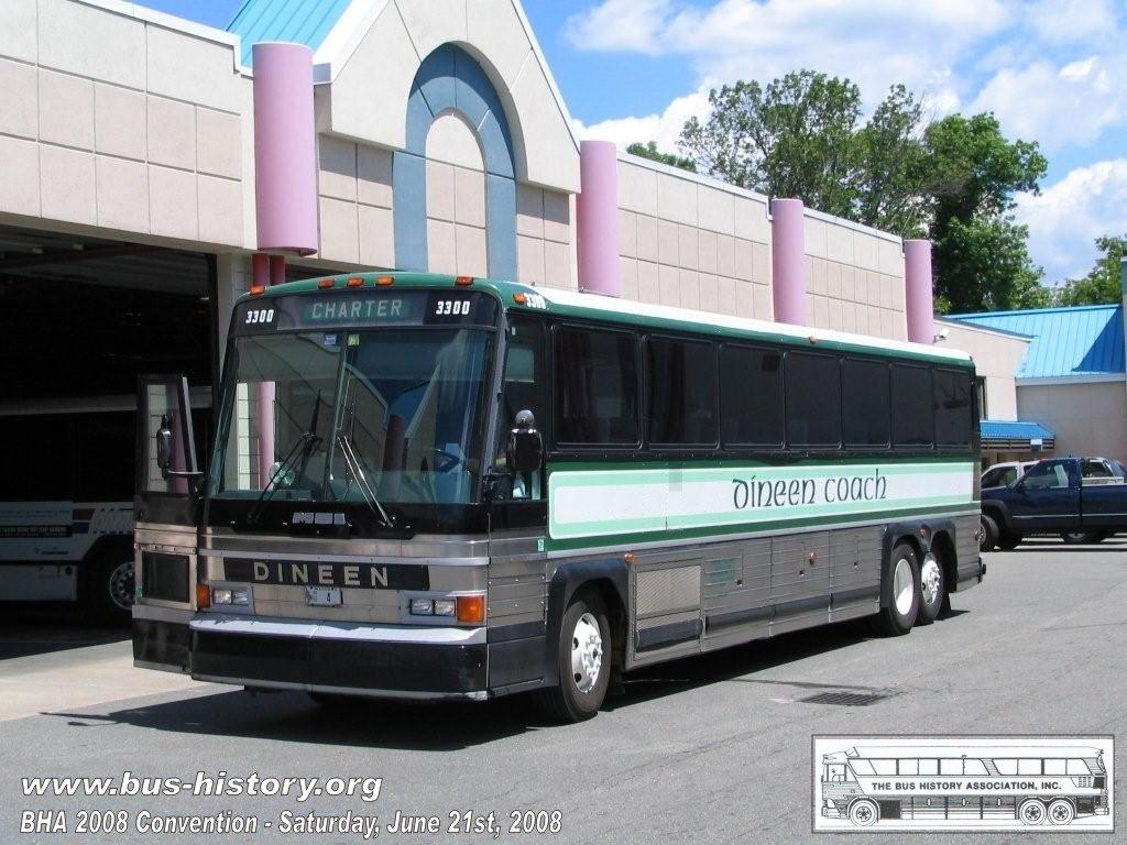 Dineen Bus Lines 3300 - MVRTA Garage - 21JUN08
